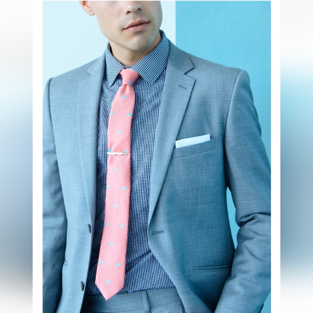 NWT Wild Ties Coral Umbrella Tie